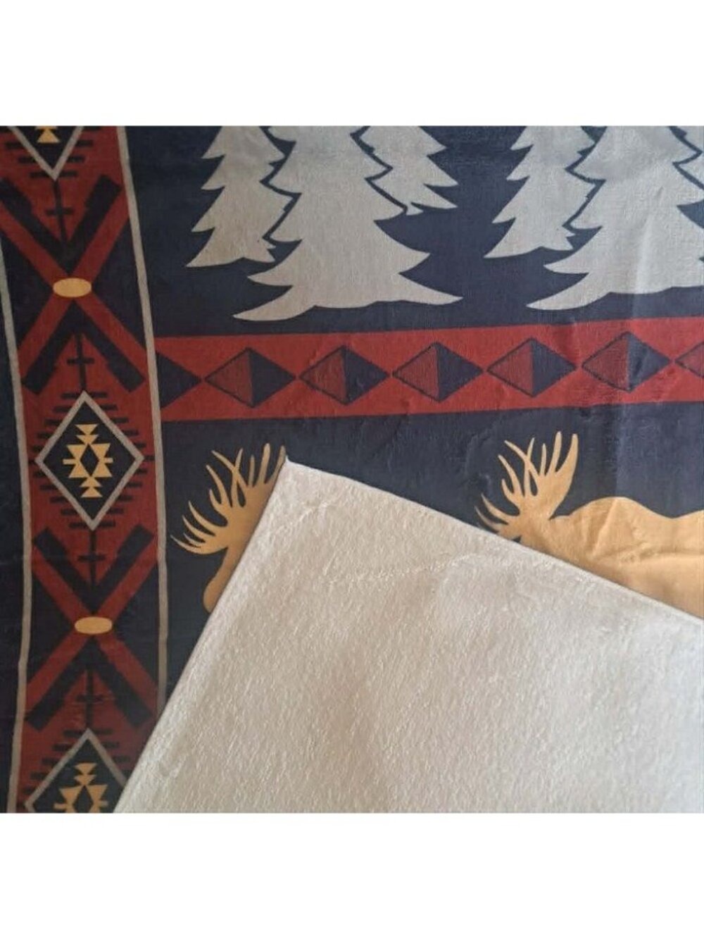 Outdoor Lodge Forest Southwest Beach Bath Towel Cotton Gift Rustic Moose Bear - Picture 2 of 3